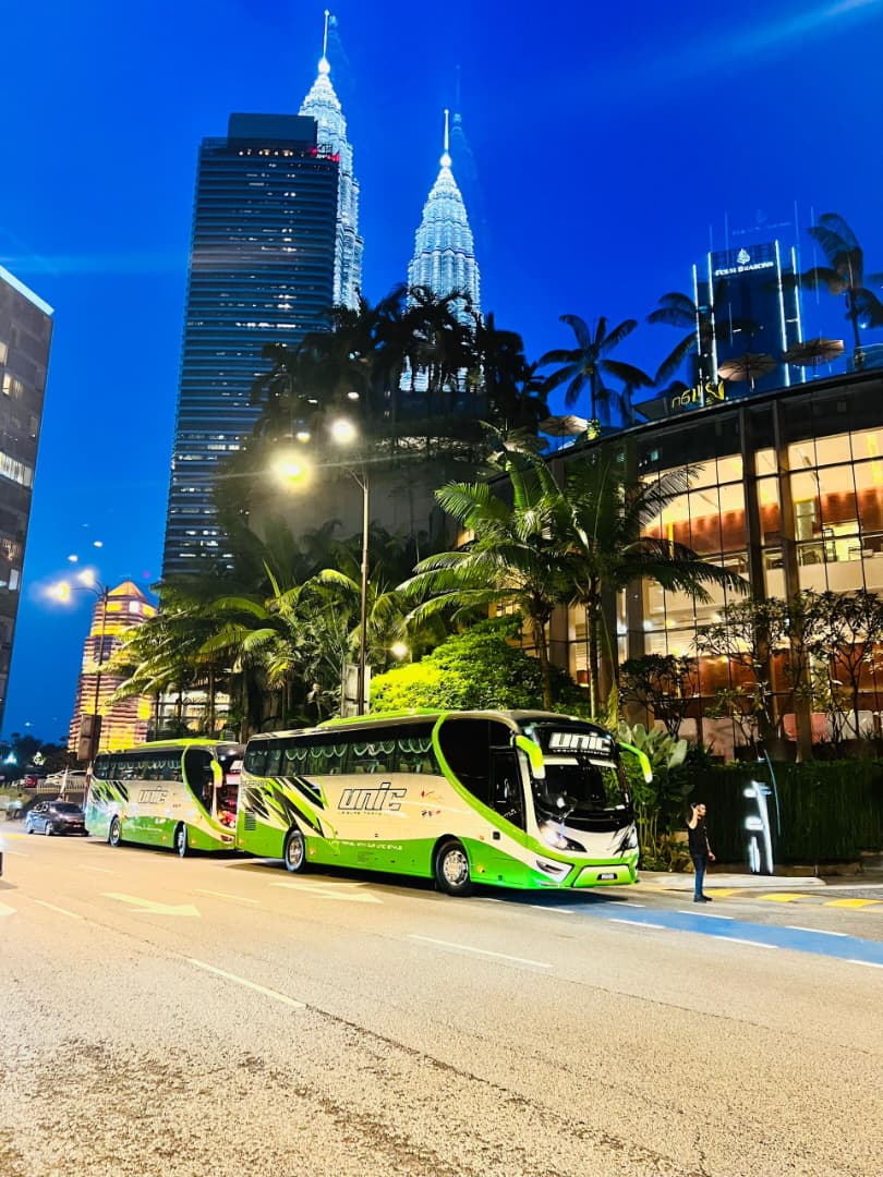 Bahagian dalam bas persiaran utara